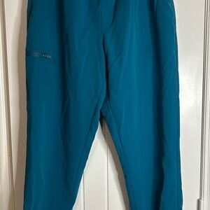 Figs Women's Teal jogger Zamora scrub pants size large pre owned